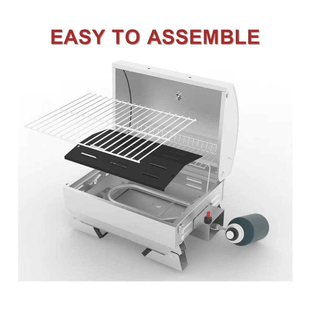 Royal Gourmet GT1001 Stainless Steel Portable Tabletop Gas Grill 10000 BTU BBQ